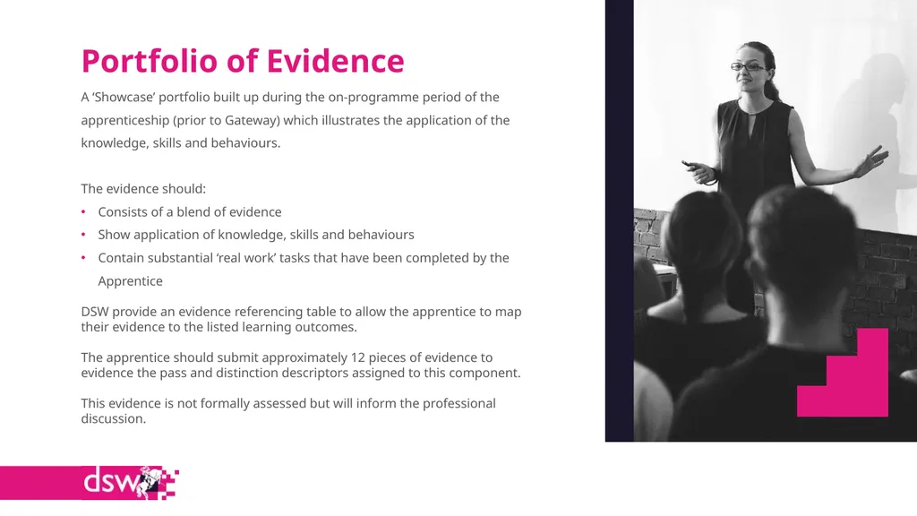 DSW End Point Assessment Insurance Practitioner - slide 9 of 19