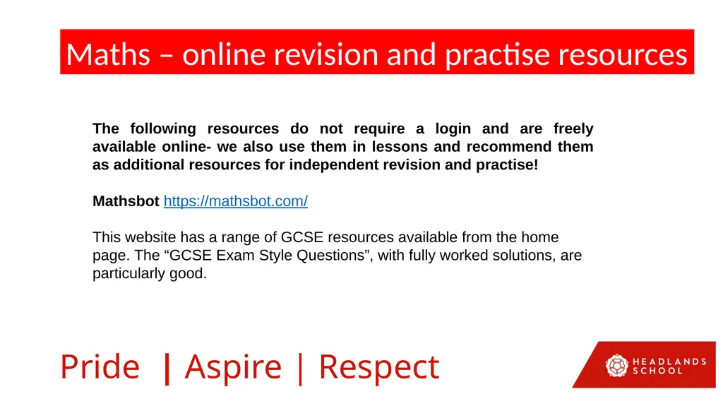 Mr Fraser’s 5 Top Tips for success in your GCSE - slide 10 of 14