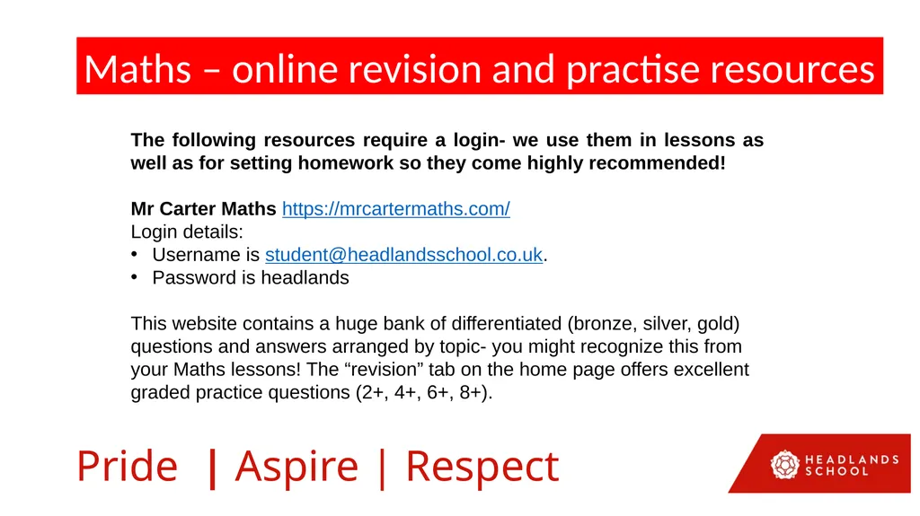 Mr Fraser’s 5 Top Tips for success in your GCSE - slide 4 of 14
