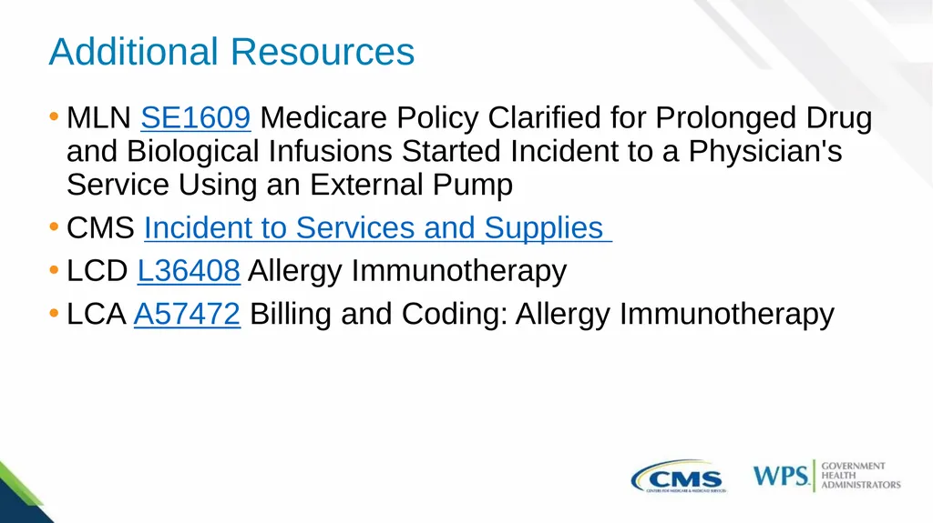 Medicare Incident to Guidelines March 2024 - slide 33 of 35
