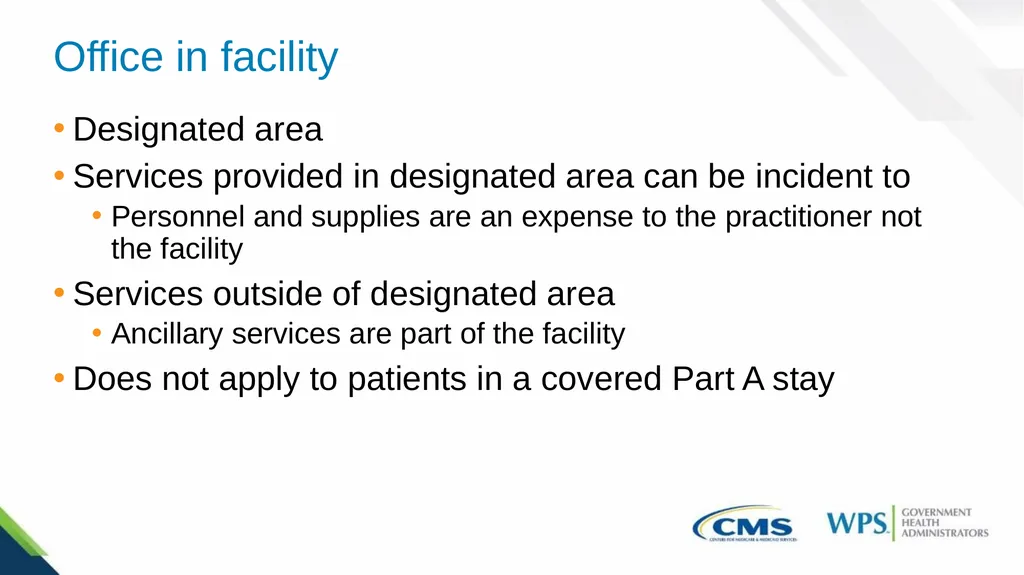 Medicare Incident to Guidelines March 2024 - slide 29 of 35
