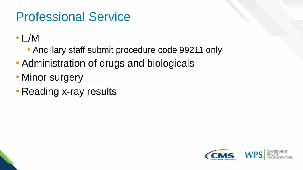Medicare Incident to Guidelines March 2024 - slide 8 of 35