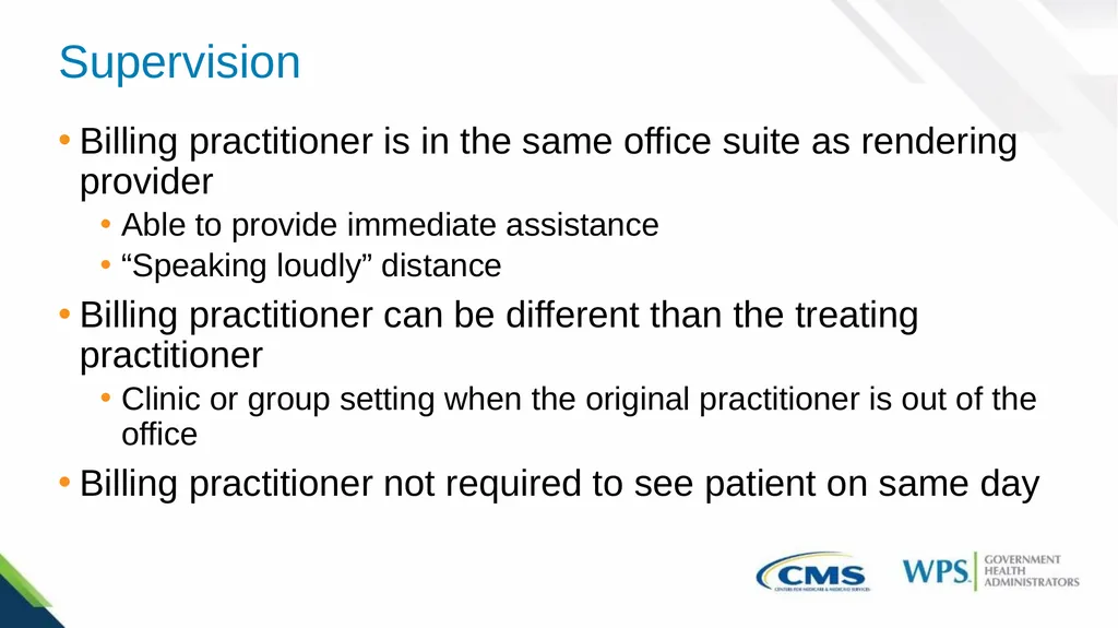 Medicare Incident to Guidelines March 2024 - slide 11 of 35