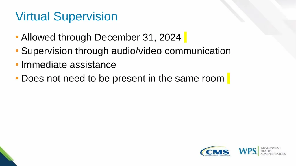 Medicare Incident to Guidelines March 2024 - slide 12 of 35