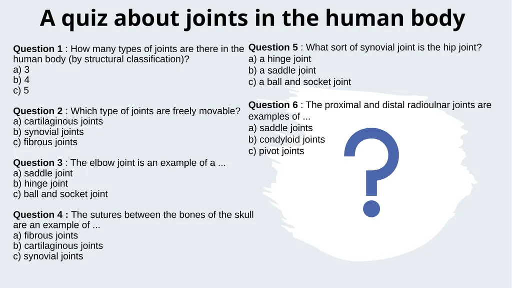 The Joints Prepared by: Julia Dudek 3rd year of - slide 16 of 17