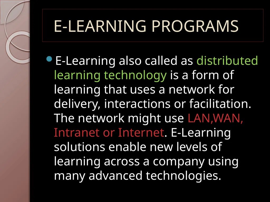 E-LEARNING INITIATIVES AT MOTOROLA PRESENTED BY: - slide 10 of 18