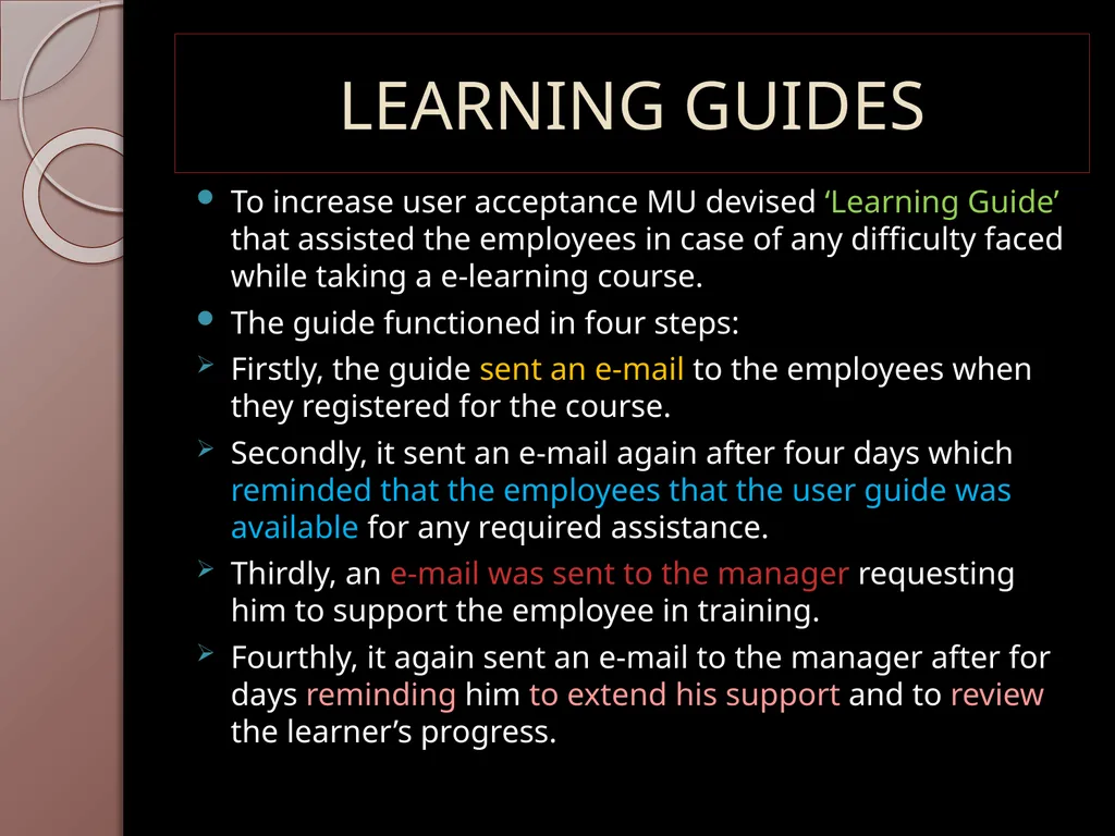 E-LEARNING INITIATIVES AT MOTOROLA PRESENTED BY: - slide 15 of 18