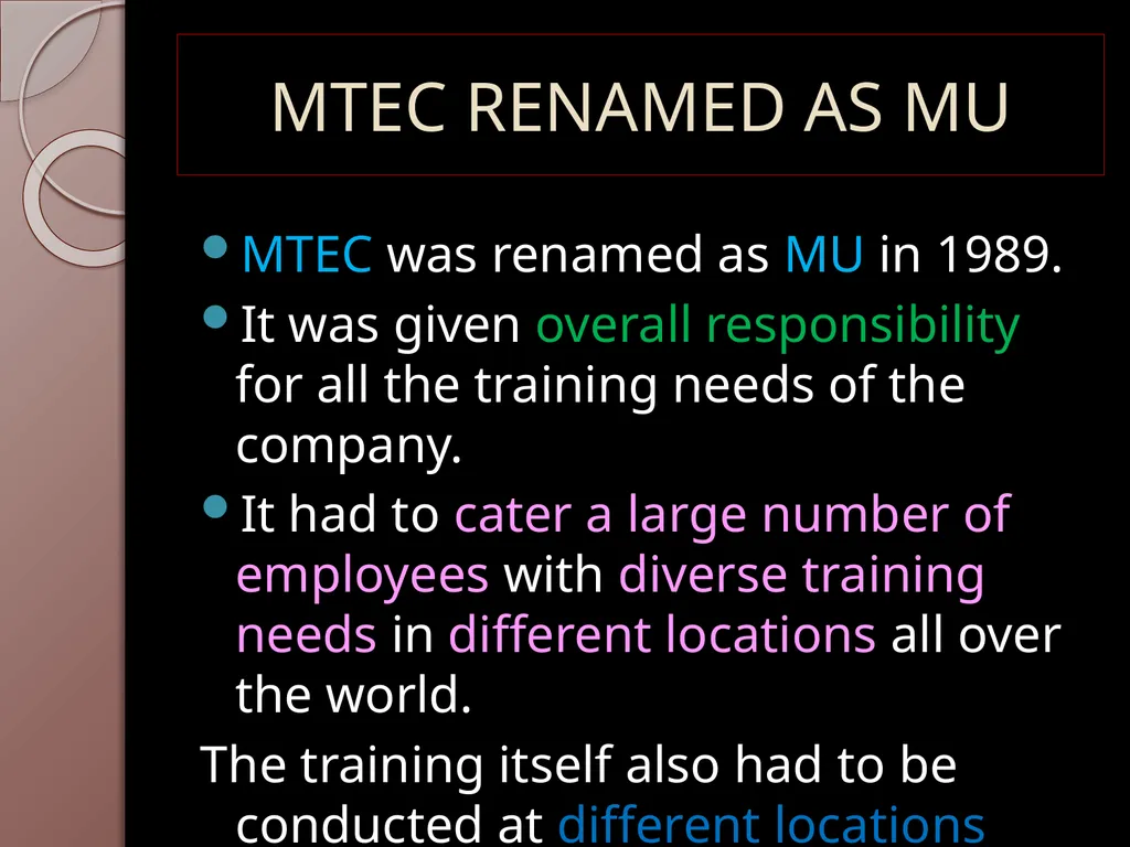 E-LEARNING INITIATIVES AT MOTOROLA PRESENTED BY: - slide 5 of 18