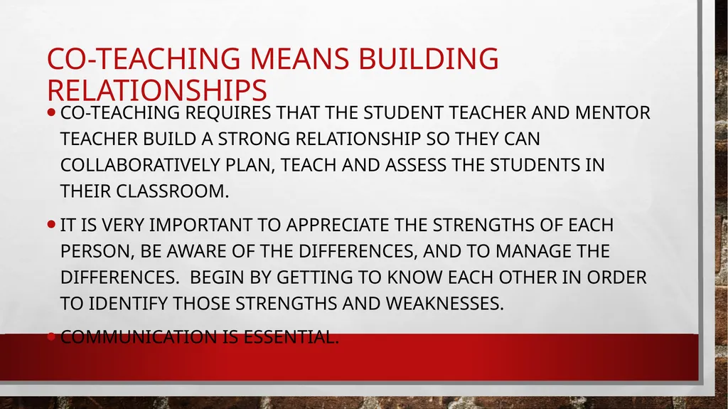 Co-teaching in student teaching A winning - slide 14 of 21