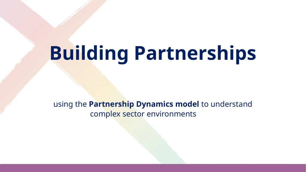 Strategies for Developing Partnerships Sean Cavan, - slide 3 of 19
