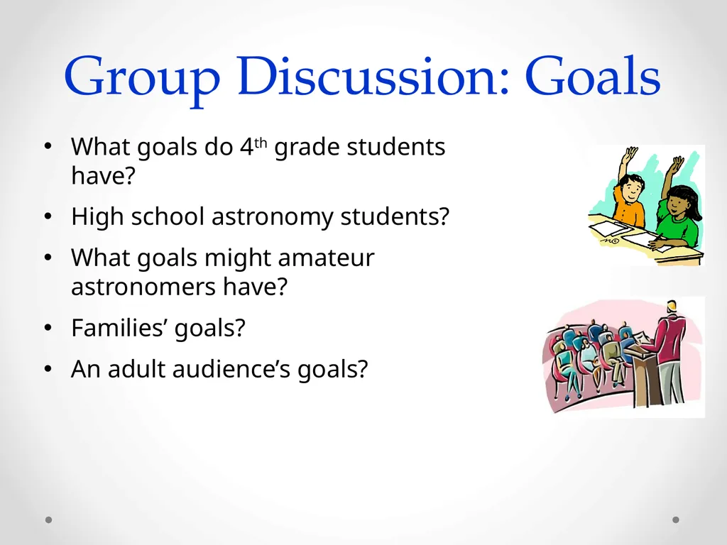 Sharing Planetary Science Understanding Audience - slide 6 of 10