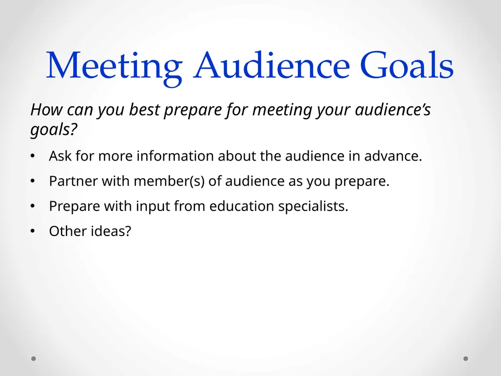 Sharing Planetary Science Understanding Audience - slide 8 of 10