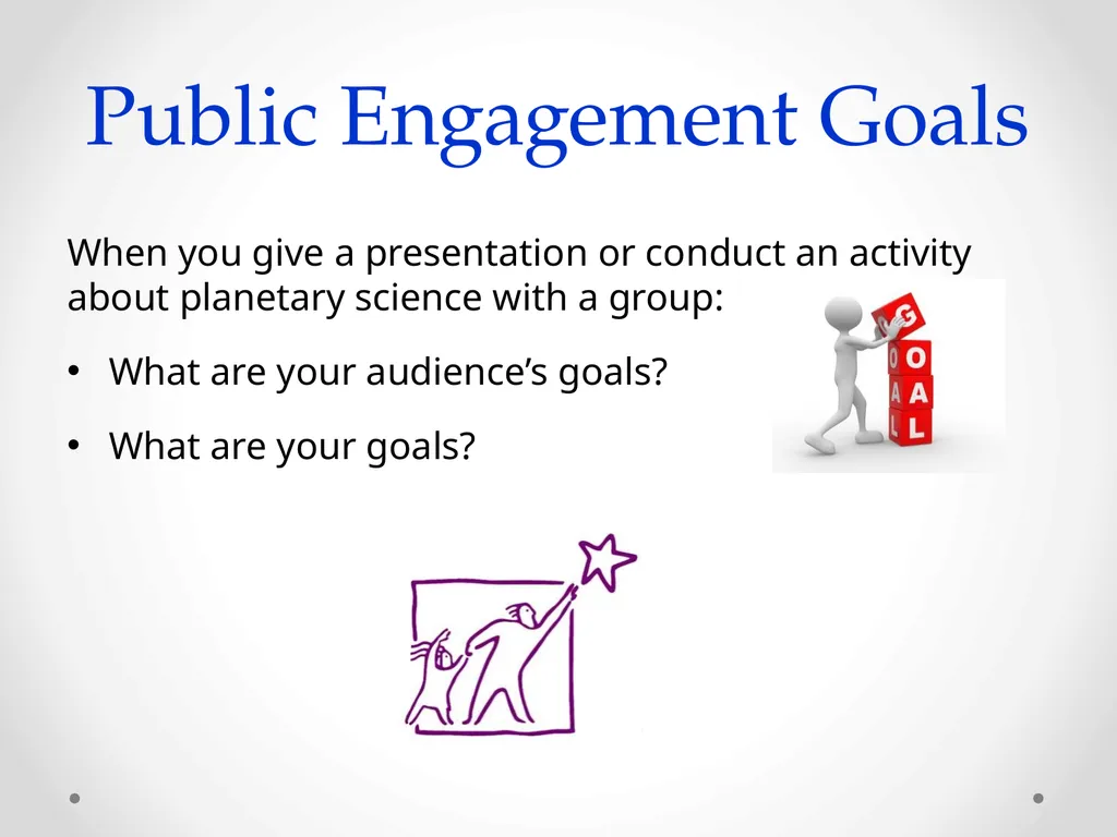 Sharing Planetary Science Understanding Audience - slide 3 of 10