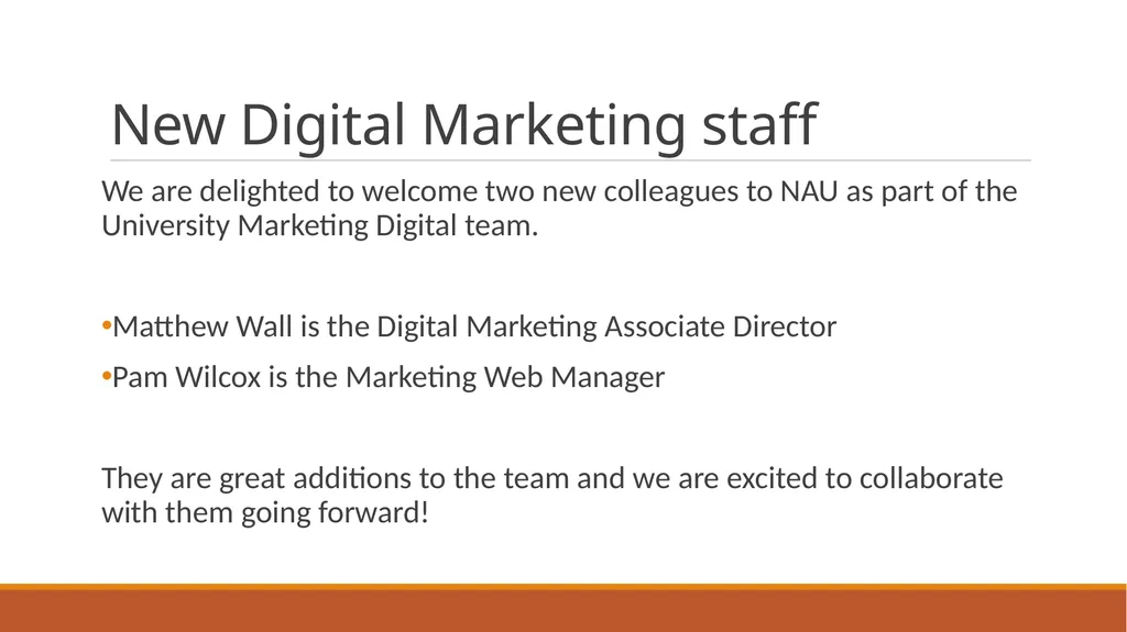 WordPress Unit Web Coordinators Monthly Summit – - slide 6 of 8