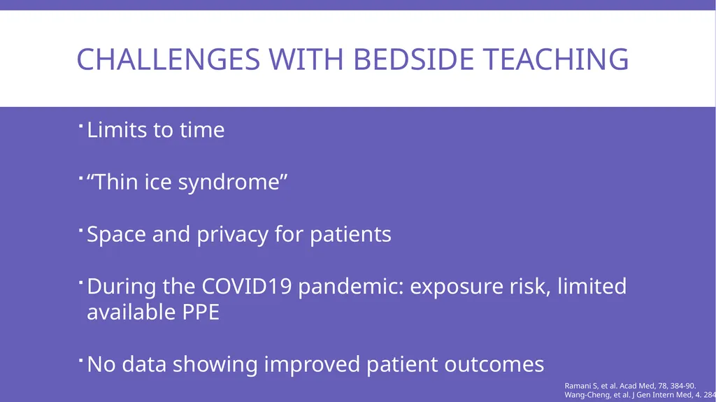 Effective & efficient Bedside teaching UWSOM CLIME - slide 9 of 36