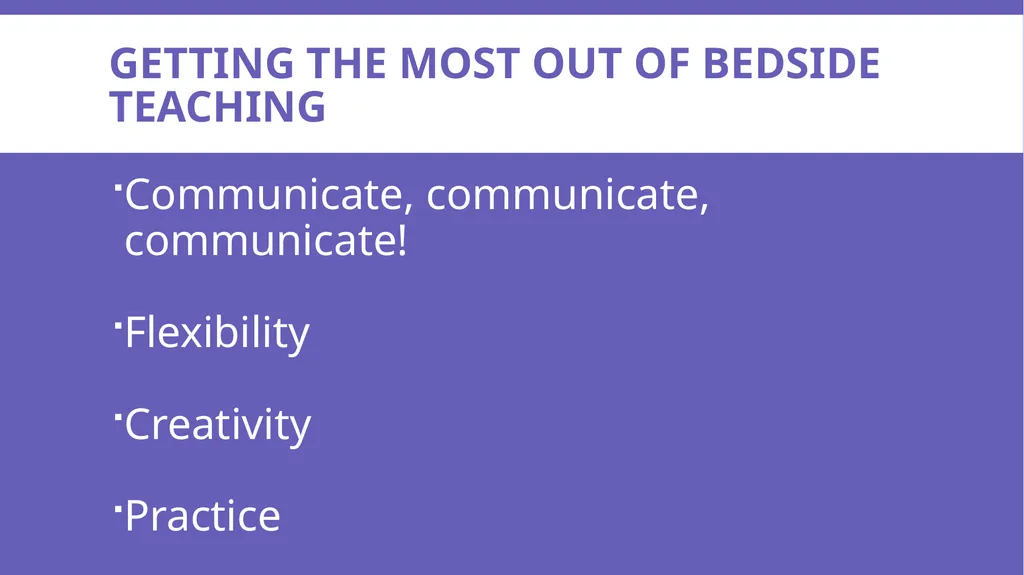 Effective & efficient Bedside teaching UWSOM CLIME - slide 17 of 36
