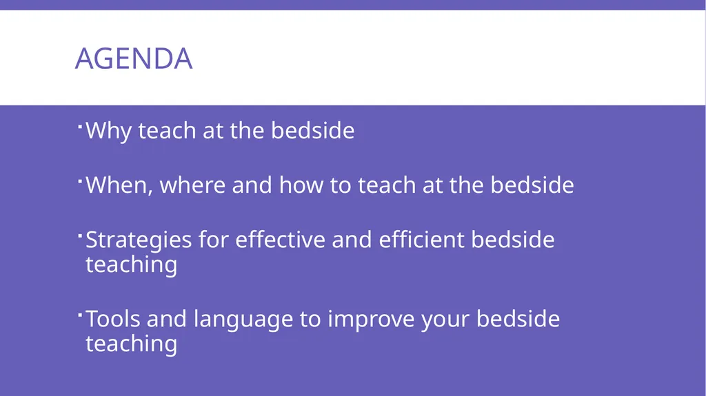 Effective & efficient Bedside teaching UWSOM CLIME - slide 6 of 36