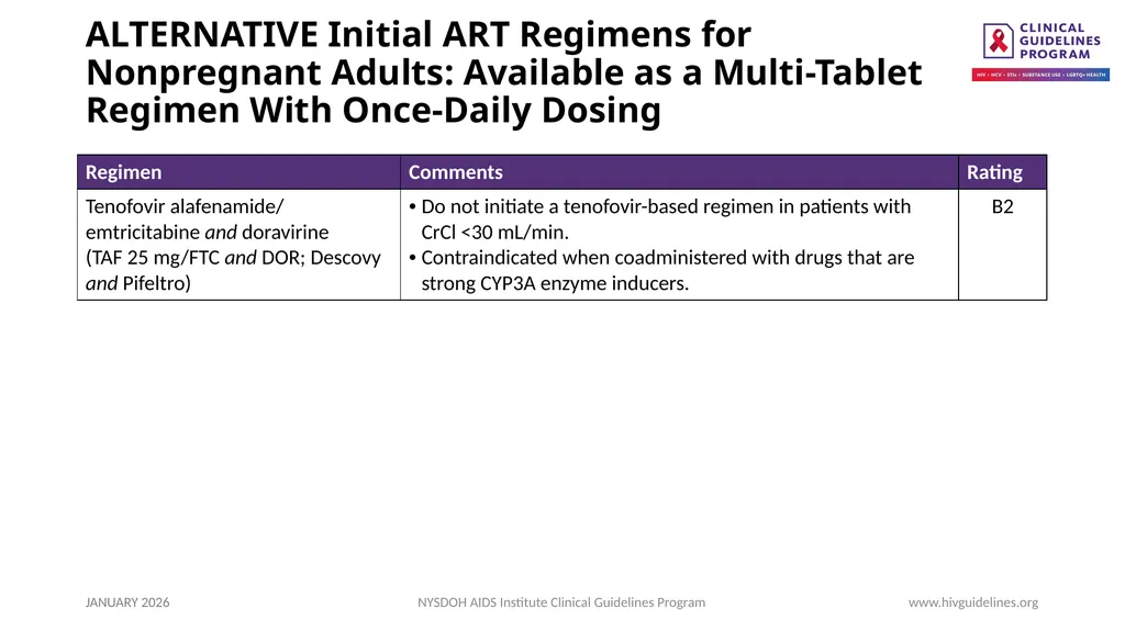 Selecting an Initial ART Regimen - slide 12 of 34