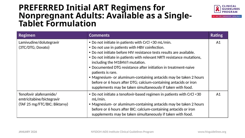 Selecting an Initial ART Regimen - slide 8 of 34