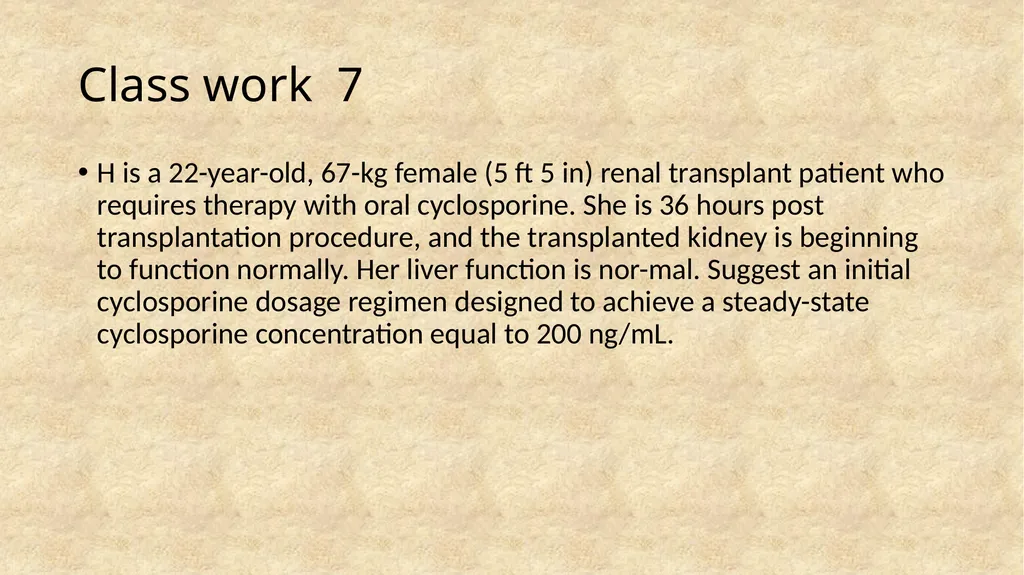 Cyclosporine Cyclosporine is a cyclic polypeptide - slide 30 of 33