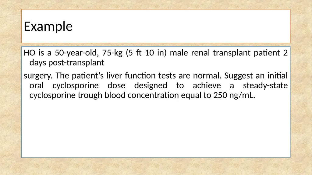 Cyclosporine Cyclosporine is a cyclic polypeptide - slide 14 of 33