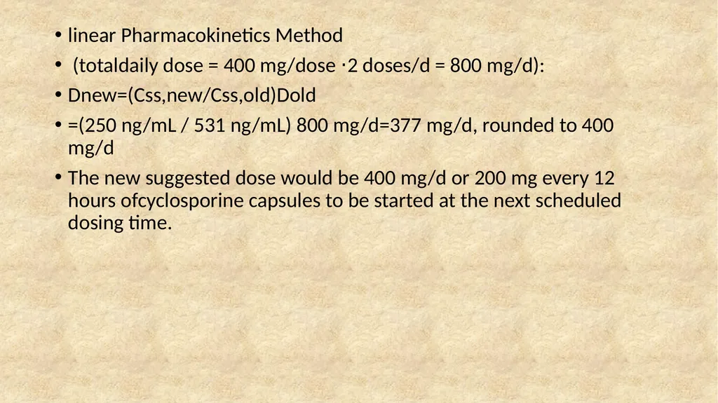 Cyclosporine Cyclosporine is a cyclic polypeptide - slide 27 of 33