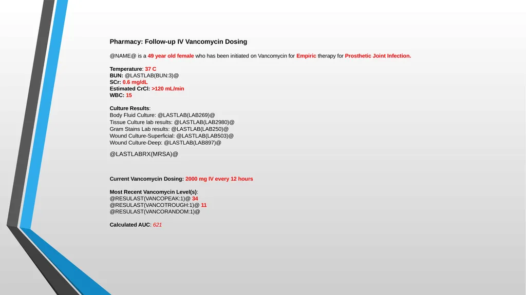 Updated Vancomycin Collaborative Practice - slide 21 of 38