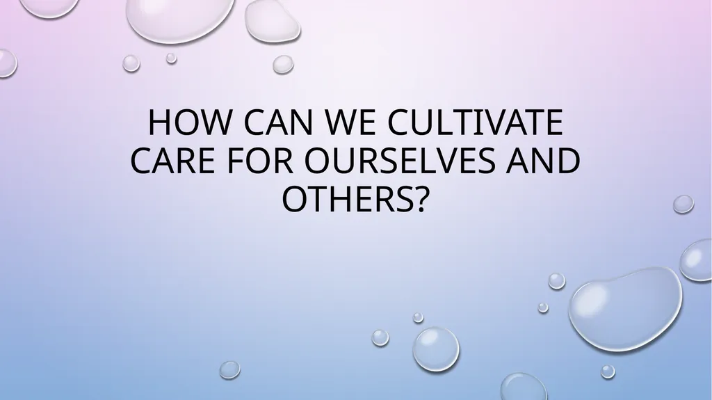 Caring for others without losing ourselves - slide 3 of 12