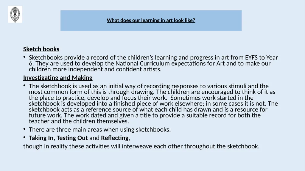 Holmes Chapel Primary School Art and Design - slide 4 of 18