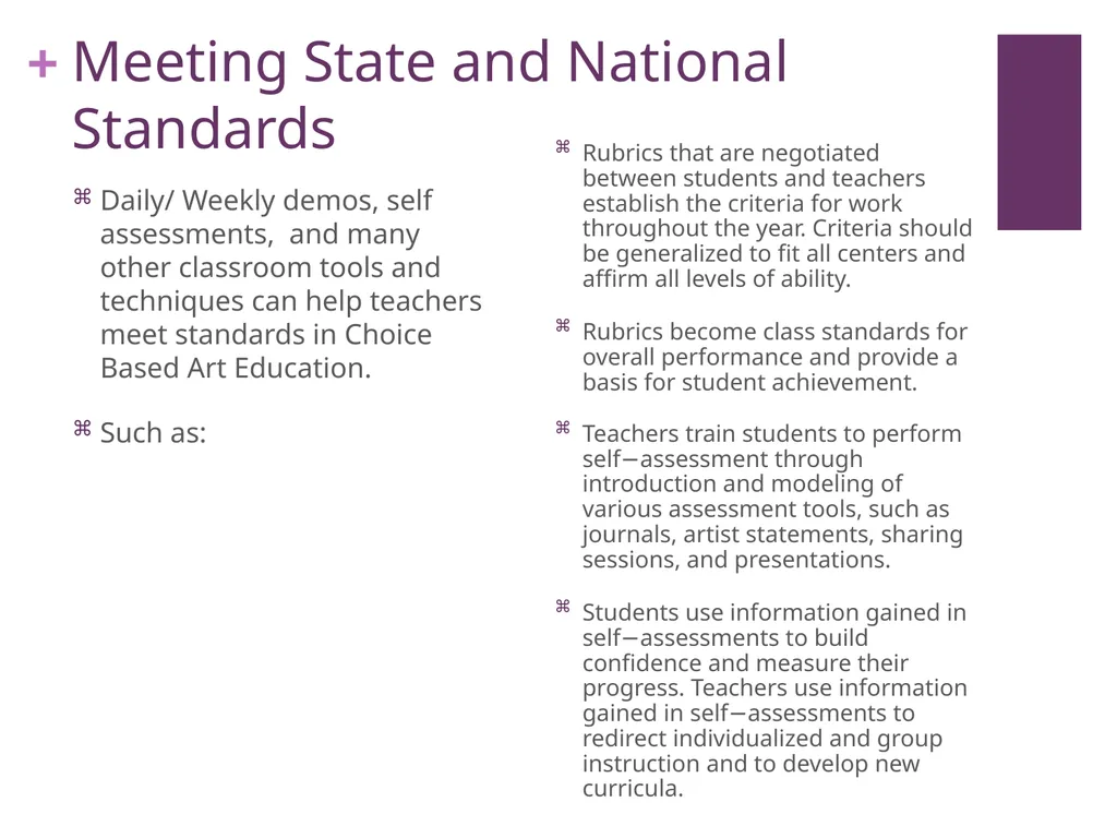 Choice-Based Art Teaching for Artistic Behaviors - slide 7 of 13