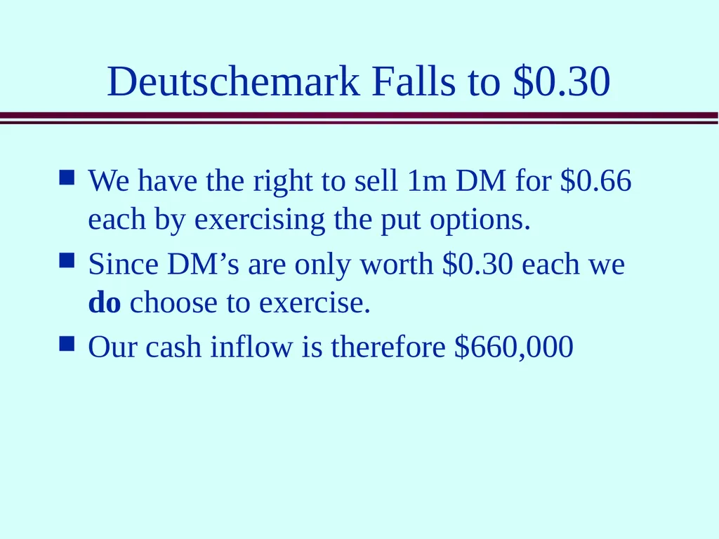 Class 5 Option Contracts Options A call option is - slide 47 of 52