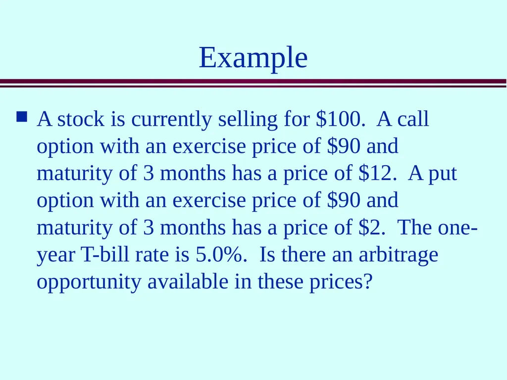 Class 5 Option Contracts Options A call option is - slide 18 of 52