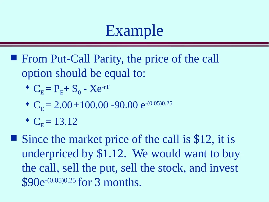 Class 5 Option Contracts Options A call option is - slide 19 of 52