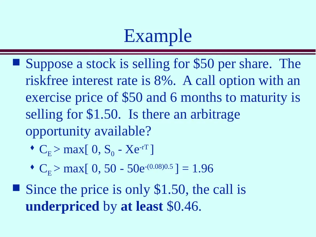 Class 5 Option Contracts Options A call option is - slide 22 of 52