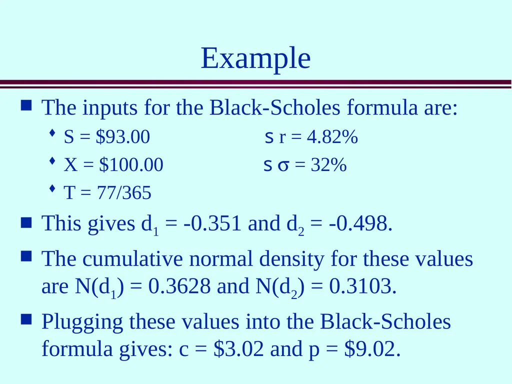 Class 5 Option Contracts Options A call option is - slide 41 of 52