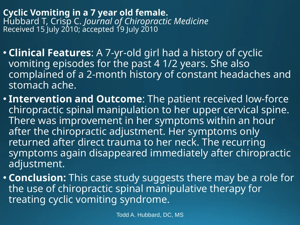 Blair Upper Cervical Research Hour 3 Blair - slide 16 of 40