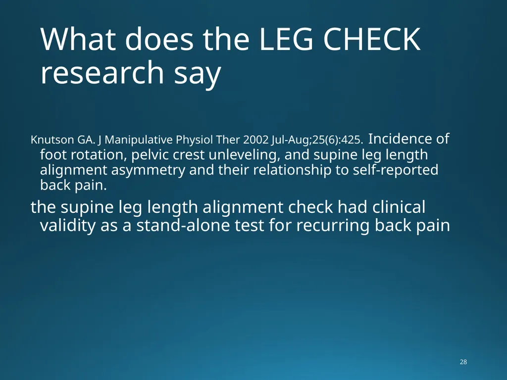 Blair Upper Cervical Research Hour 3 Blair - slide 28 of 40
