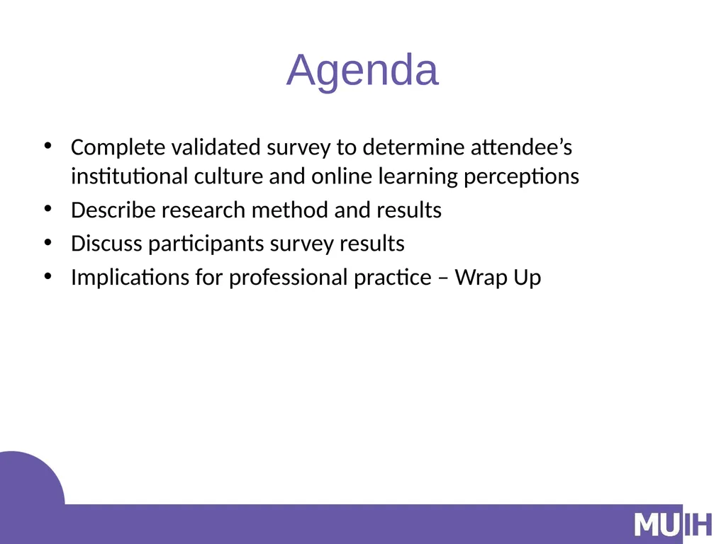 The Relationship between Institutional Culture and - slide 2 of 22