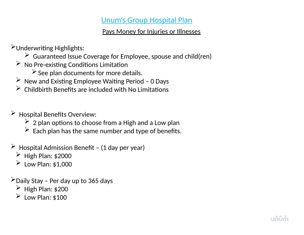 Unum Voluntary Benefits Overview Voluntary - slide 12 of 14