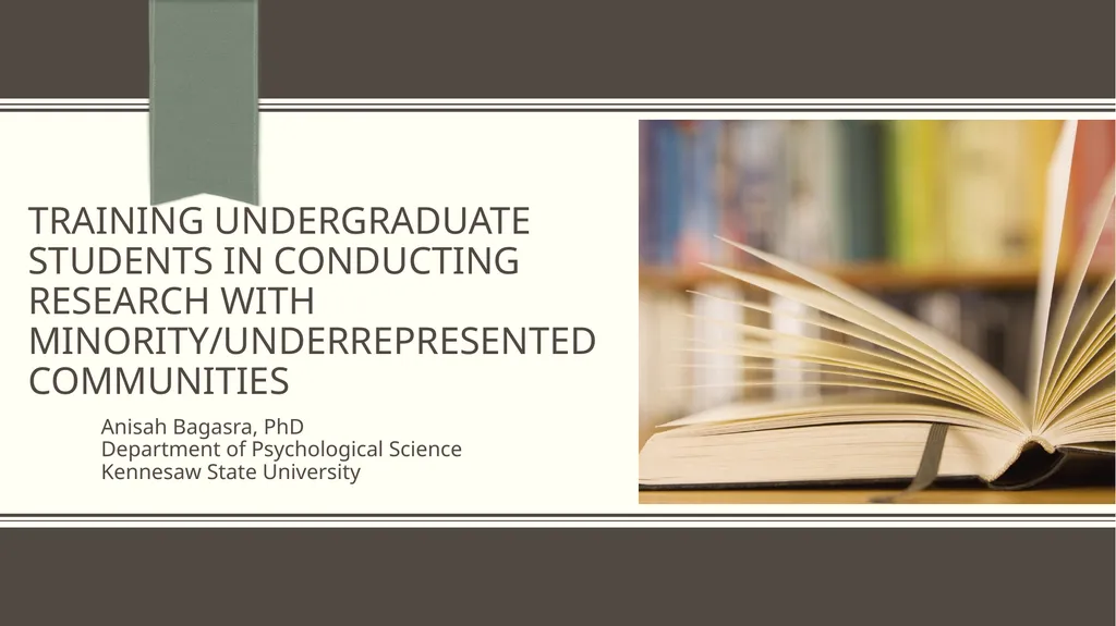 Training Undergraduate Students in Conducting - slide 1 of 12