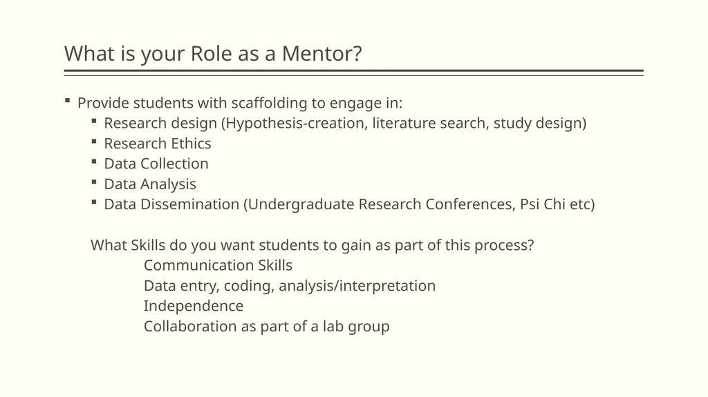 Training Undergraduate Students in Conducting - slide 4 of 12