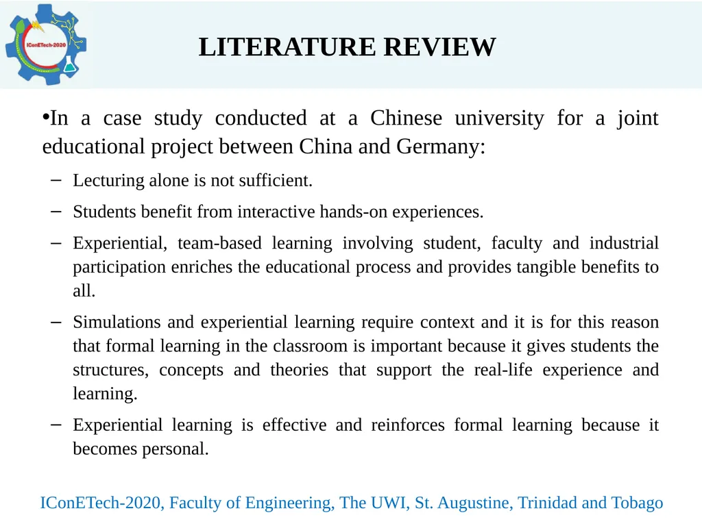 INTEGRATED APPROACH TO MASTERS PROGRAMME DELIVERY - slide 6 of 19