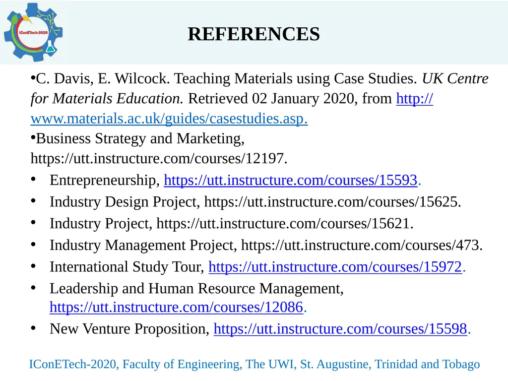 INTEGRATED APPROACH TO MASTERS PROGRAMME DELIVERY - slide 18 of 19