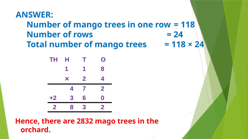 LEARNING MATERIAL STD -IV MULTIPLICATION - slide 9 of 31