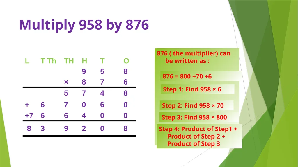 LEARNING MATERIAL STD -IV MULTIPLICATION - slide 11 of 31