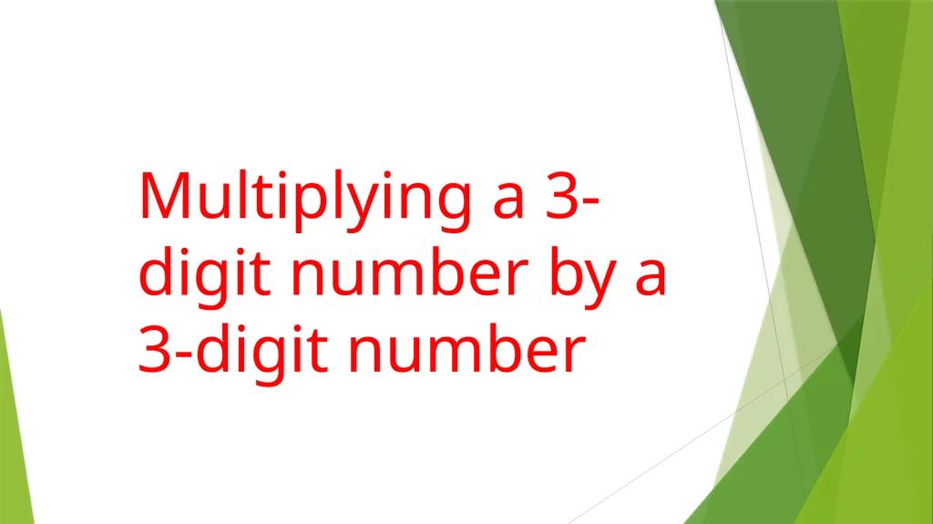 LEARNING MATERIAL STD -IV MULTIPLICATION - slide 10 of 31