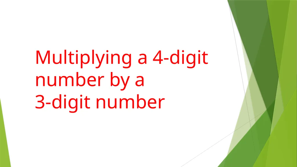LEARNING MATERIAL STD -IV MULTIPLICATION - slide 12 of 31