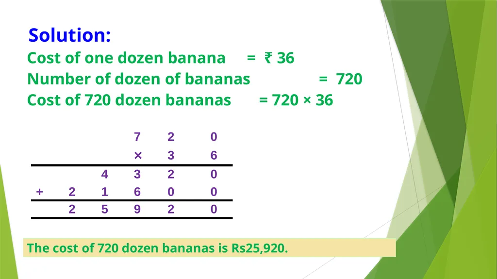 LEARNING MATERIAL STD -IV MULTIPLICATION - slide 27 of 31