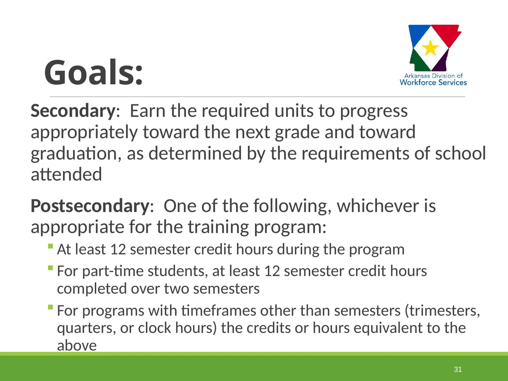 Measurable Skill Gains Performance Indicators - slide 31 of 51