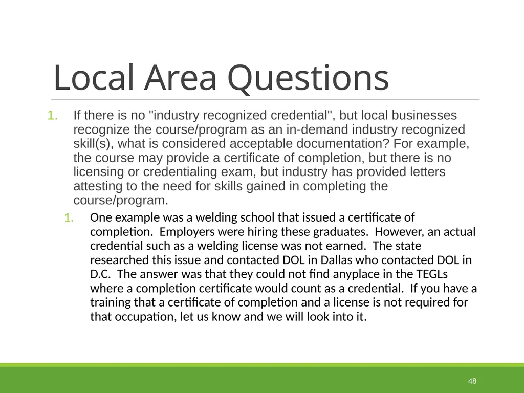 Measurable Skill Gains Performance Indicators - slide 48 of 51